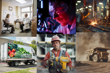 AI Generated image of Business Sectors